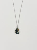 Sautoir pendentif pierre fine en argent — Ribiero