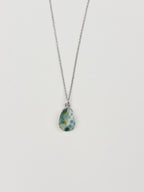 Sautoir pendentif pierre fine en argent — Ribiero