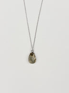 Sautoir pendentif pierre fine en argent — Ribiero