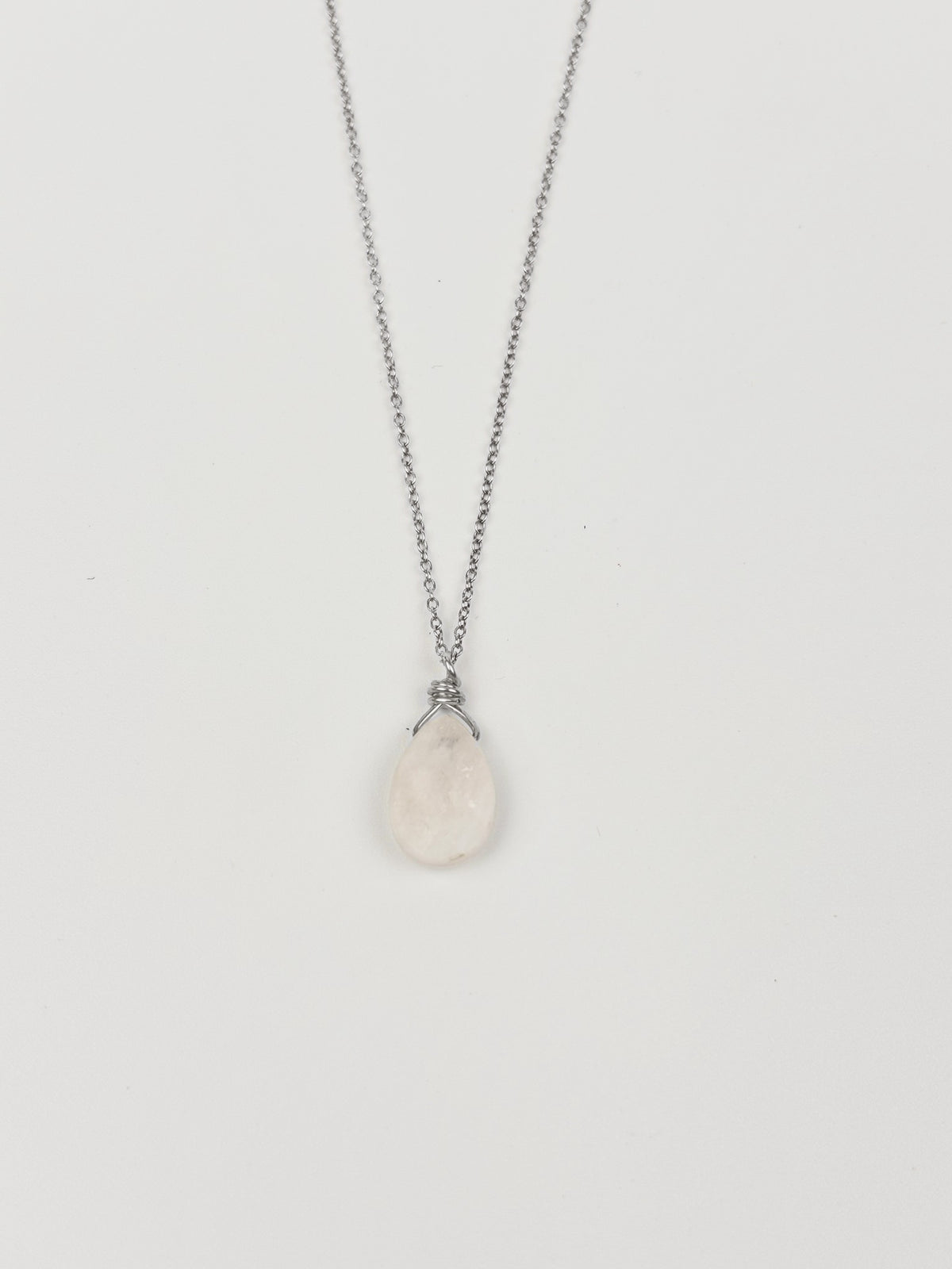 Sautoir pendentif pierre fine en argent — Ribiero