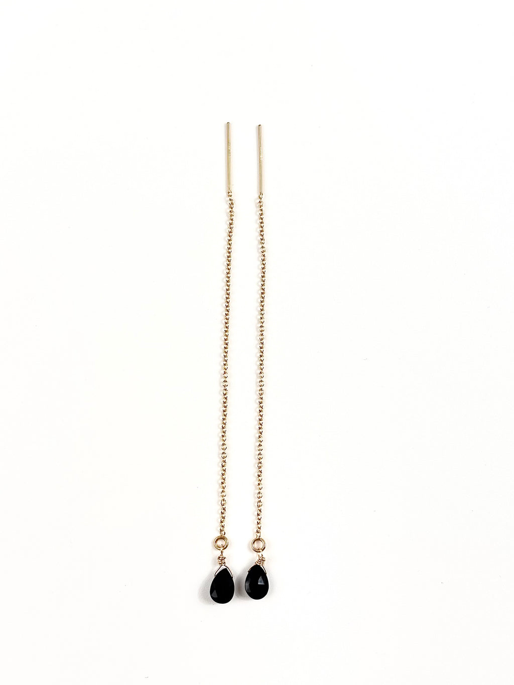 Boucles d'oreilles Gouto, pierre naturelle en forme de goutte – ËZÜ Bijoux