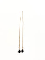Boucles d'oreilles Gouto, pierre naturelle en forme de goutte – ËZÜ Bijoux