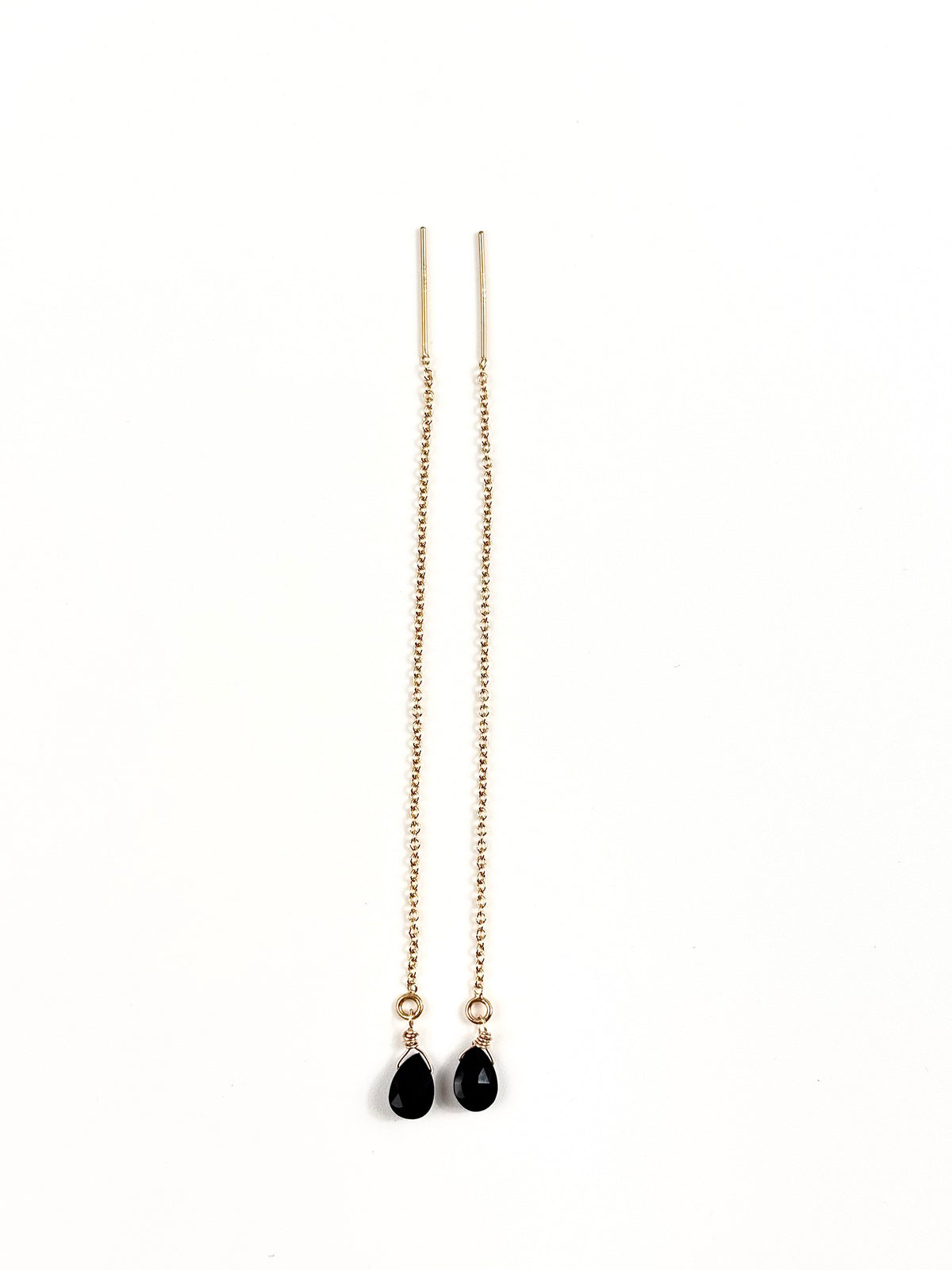 Boucles d'oreilles Gouto, pierre naturelle en forme de goutte – ËZÜ Bijoux