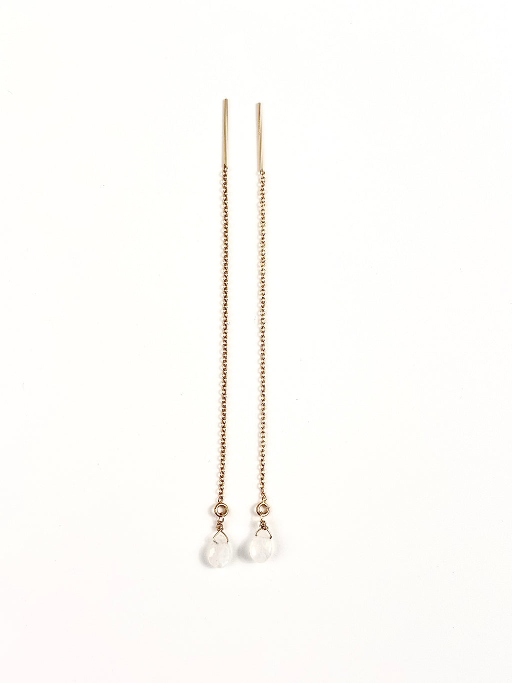 Boucles d'oreilles Gouto, pierre naturelle en forme de goutte – ËZÜ Bijoux