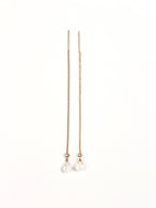 Boucles d'oreilles Gouto, pierre naturelle en forme de goutte – ËZÜ Bijoux