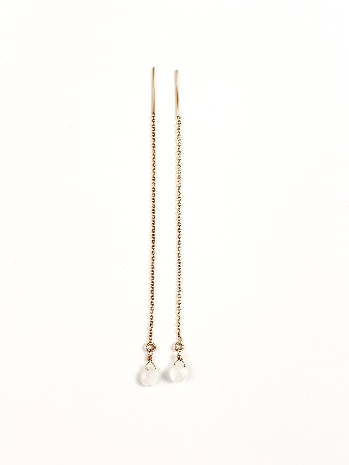 Boucles d'oreilles Gouto, pierre naturelle en forme de goutte – ËZÜ Bijoux